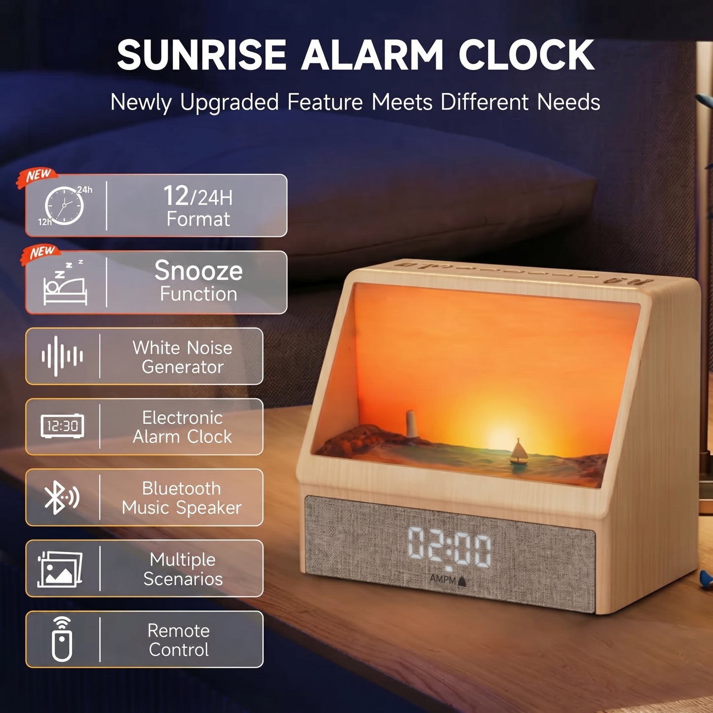 SUNCALM™ – Sunrise Wake Light