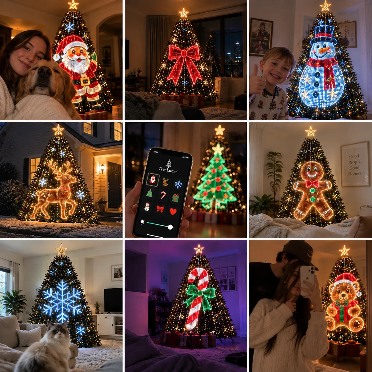 PixMas™ Smart Animated Christmas Tree Lights